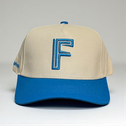 Fenix snapback / Blue & cream
