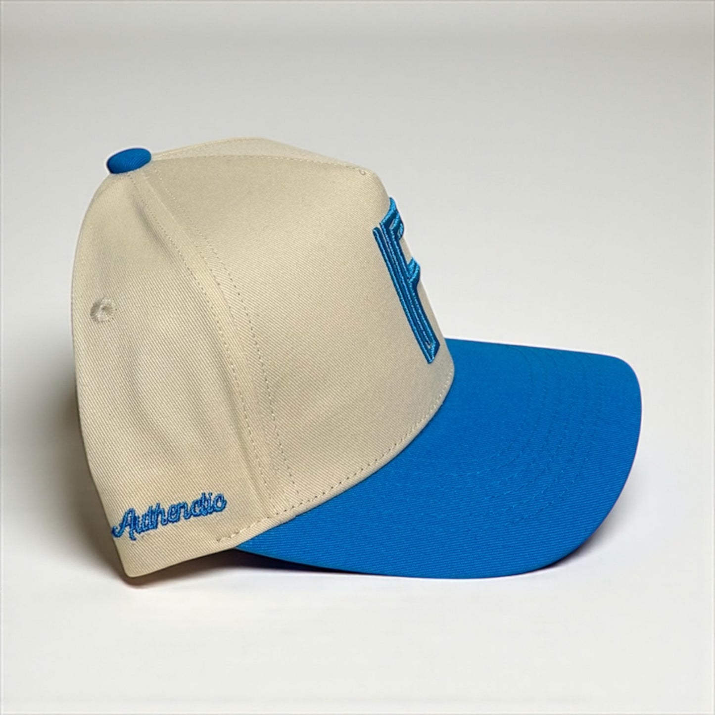 Fenix snapback / Blue & cream